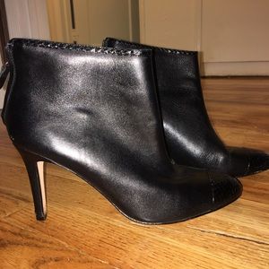 Ann Taylor Leather Booties